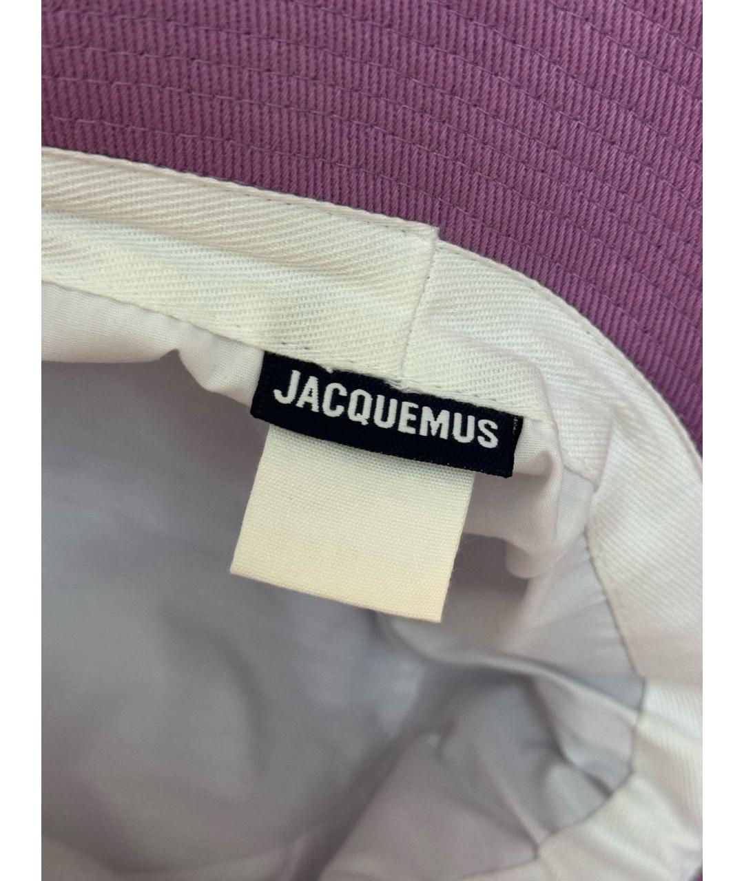 JACQUEMUS Розовая хлопковая панама, фото 3