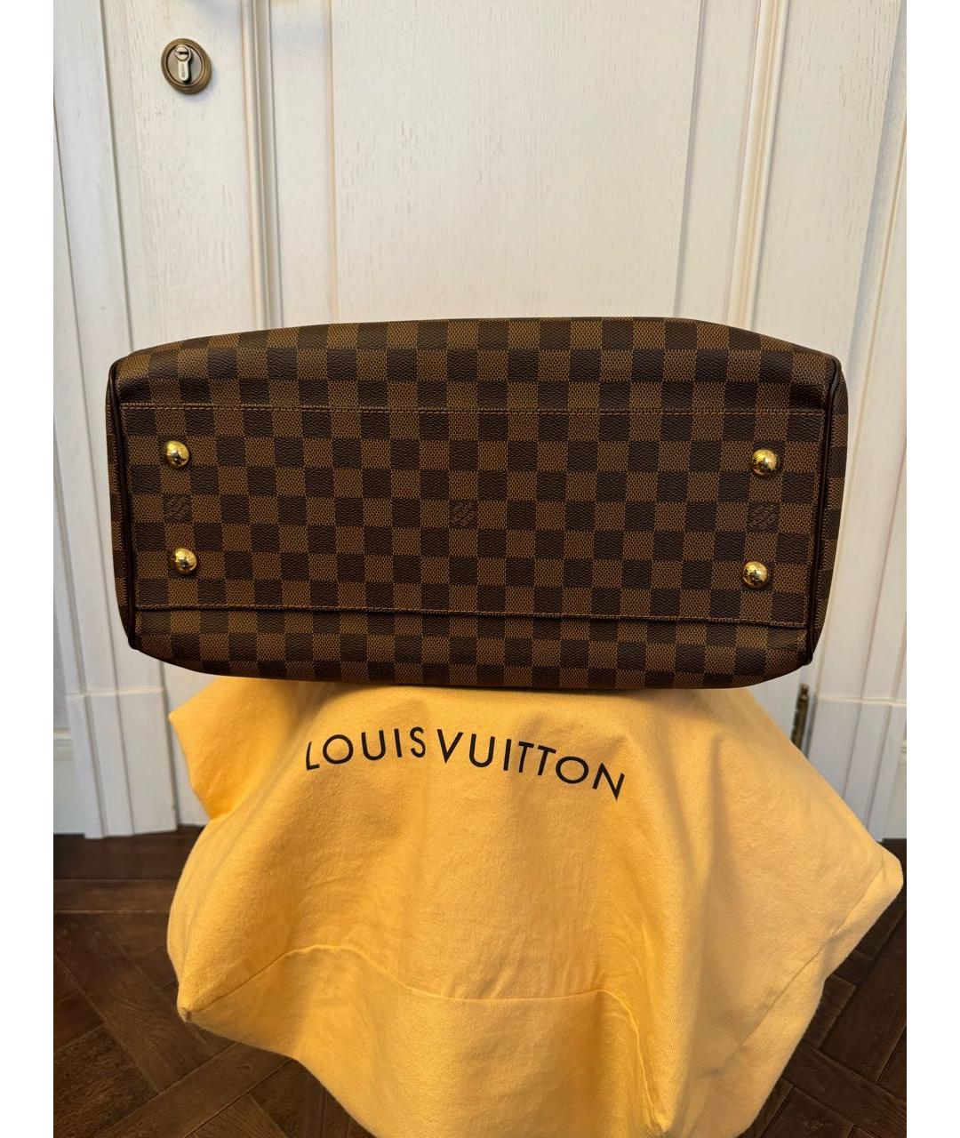 LOUIS VUITTON Коричневая дорожная/спортивная сумка, фото 3