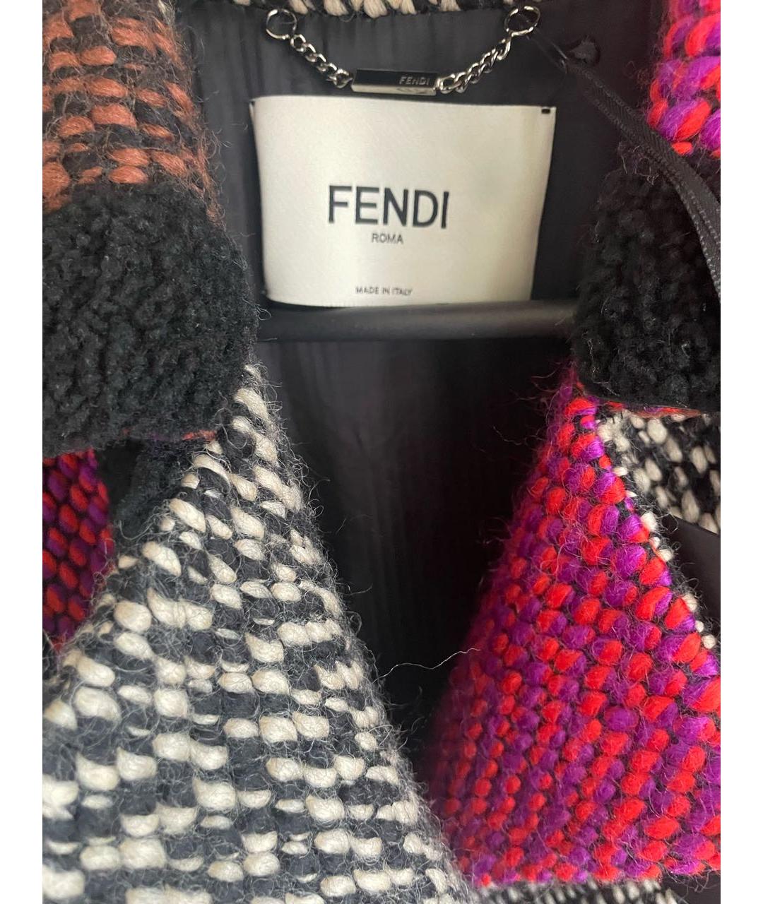 FENDI Мульти вискозное пальто, фото 3