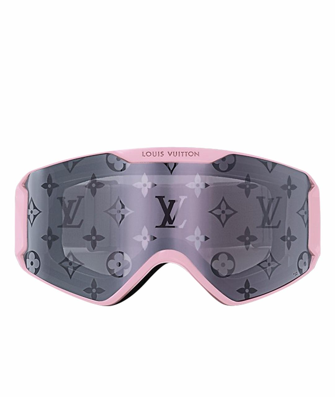 LOUIS VUITTON Розовые пластиковые солнцезащитные очки, фото 1