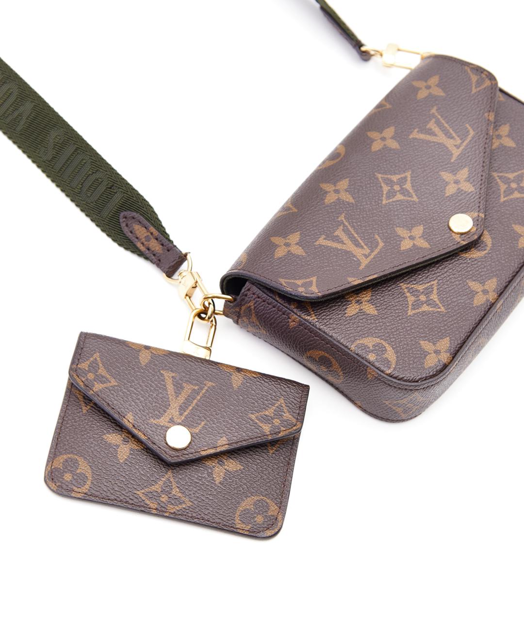 LOUIS VUITTON Коричневая сумка через плечо, фото 7