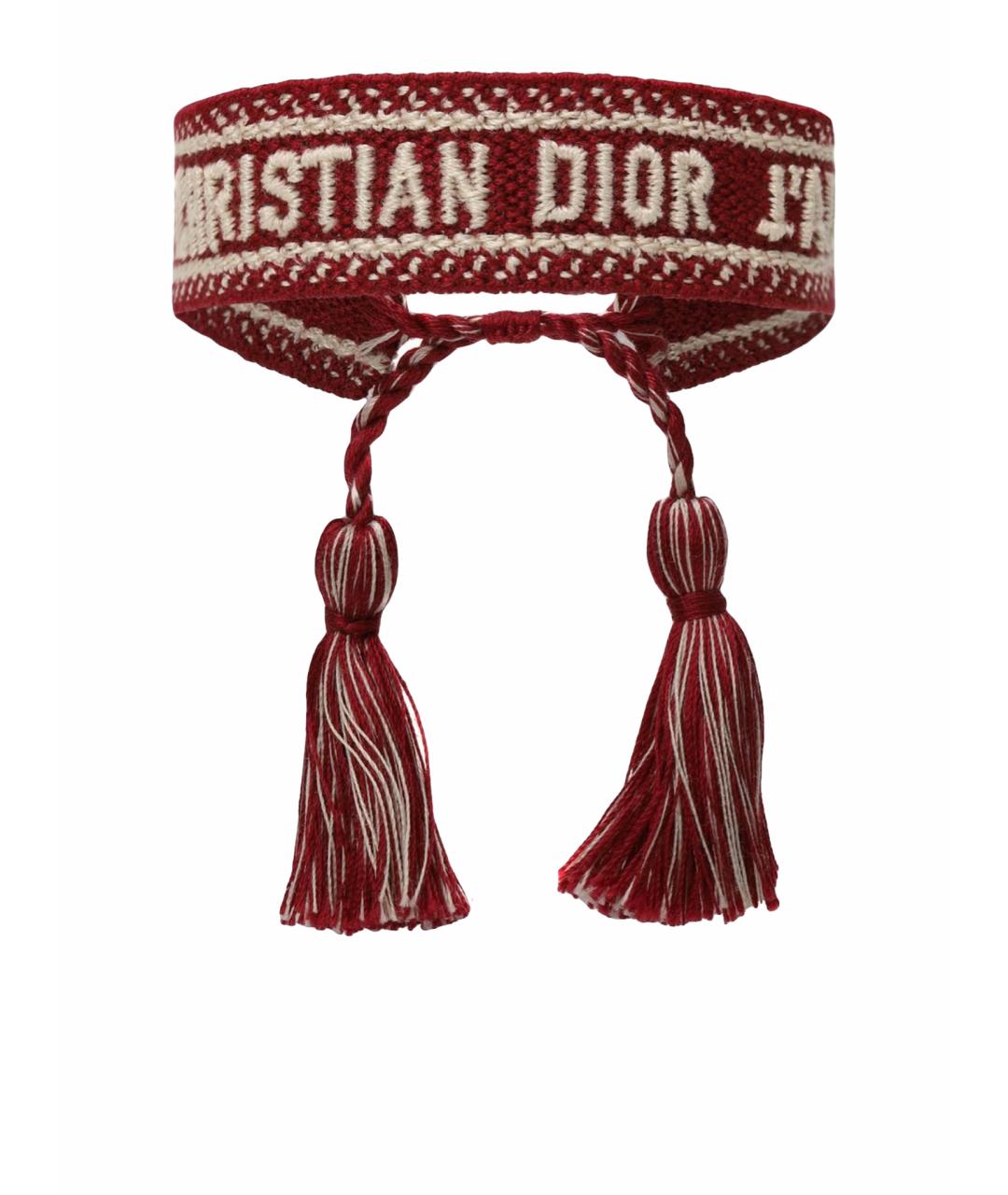 CHRISTIAN DIOR Красный браслет, фото 1