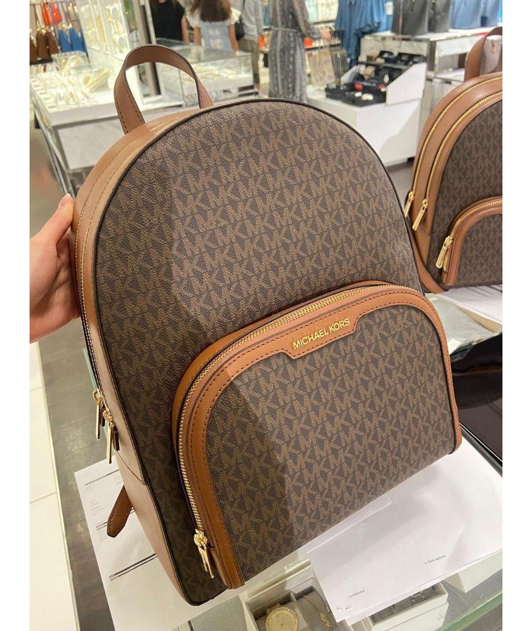 MICHAEL KORS Коричневый рюкзак, фото 8