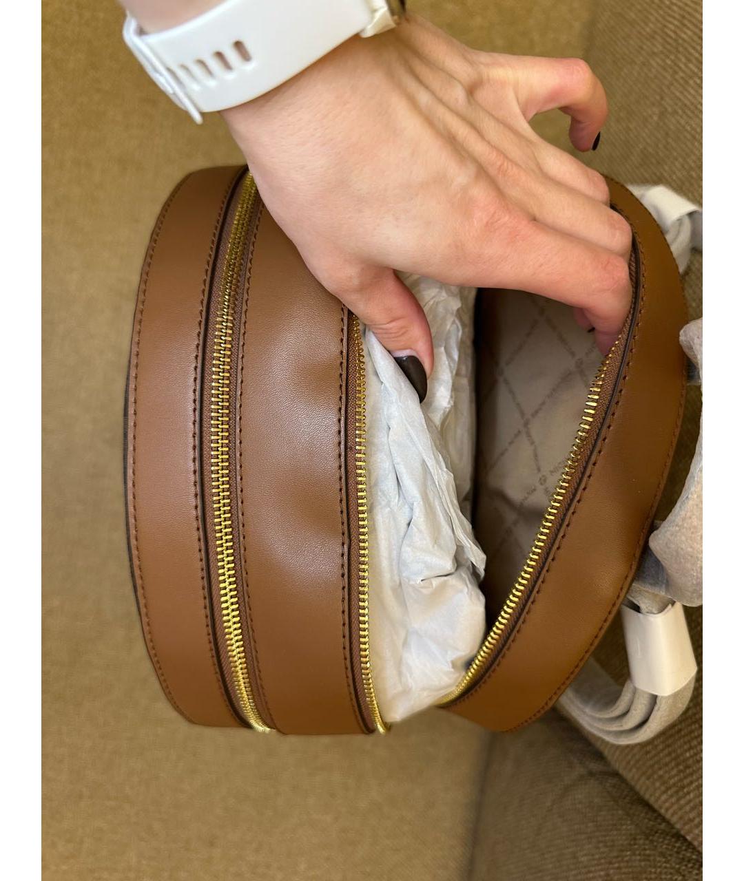 MICHAEL KORS Коричневый рюкзак, фото 6