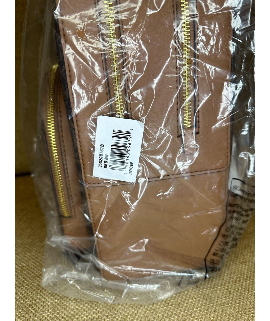 MICHAEL KORS Коричневый рюкзак, фото 7