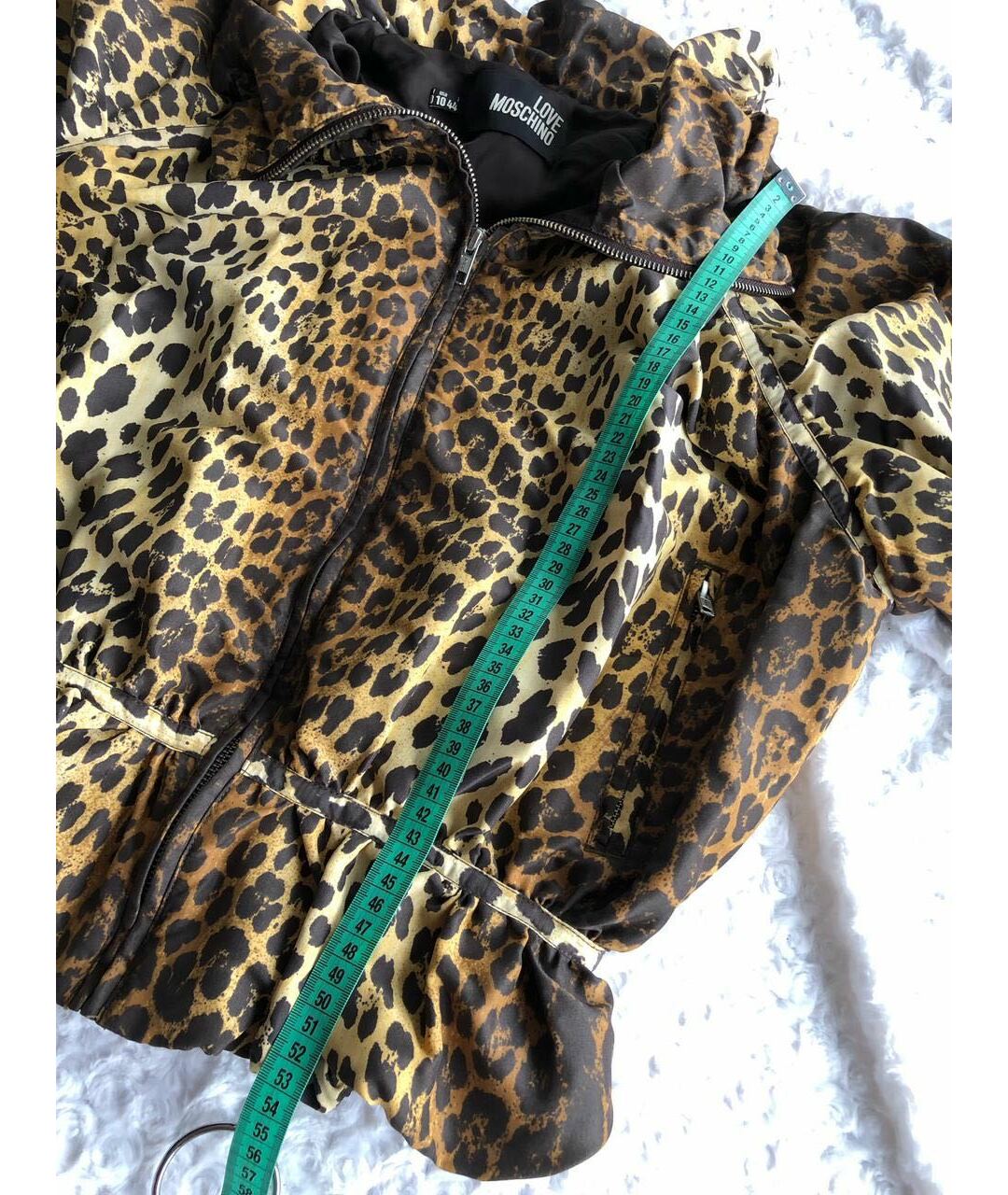 MOSCHINO Коричневая полиамидовая куртка, фото 4