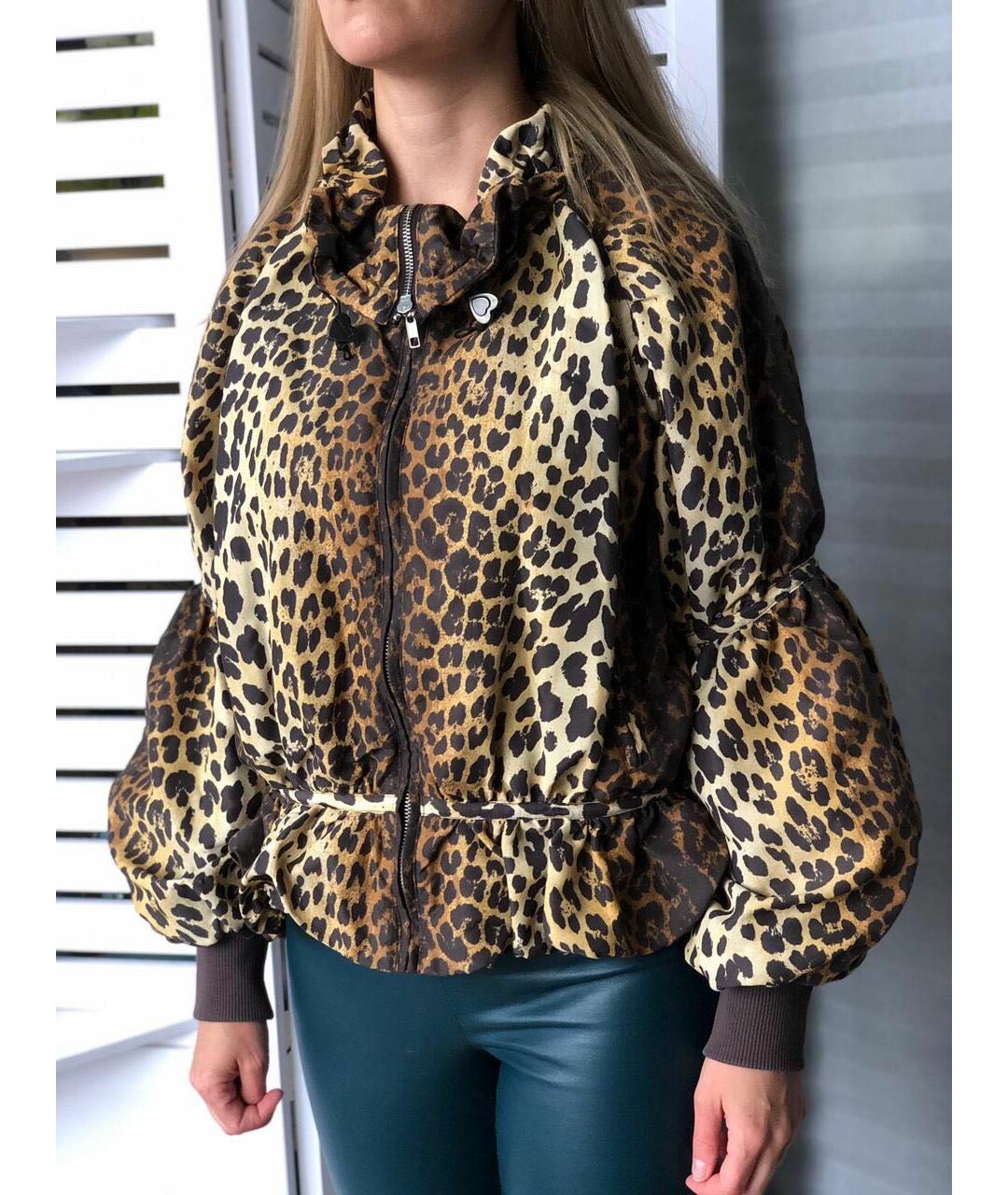 MOSCHINO Коричневая полиамидовая куртка, фото 9