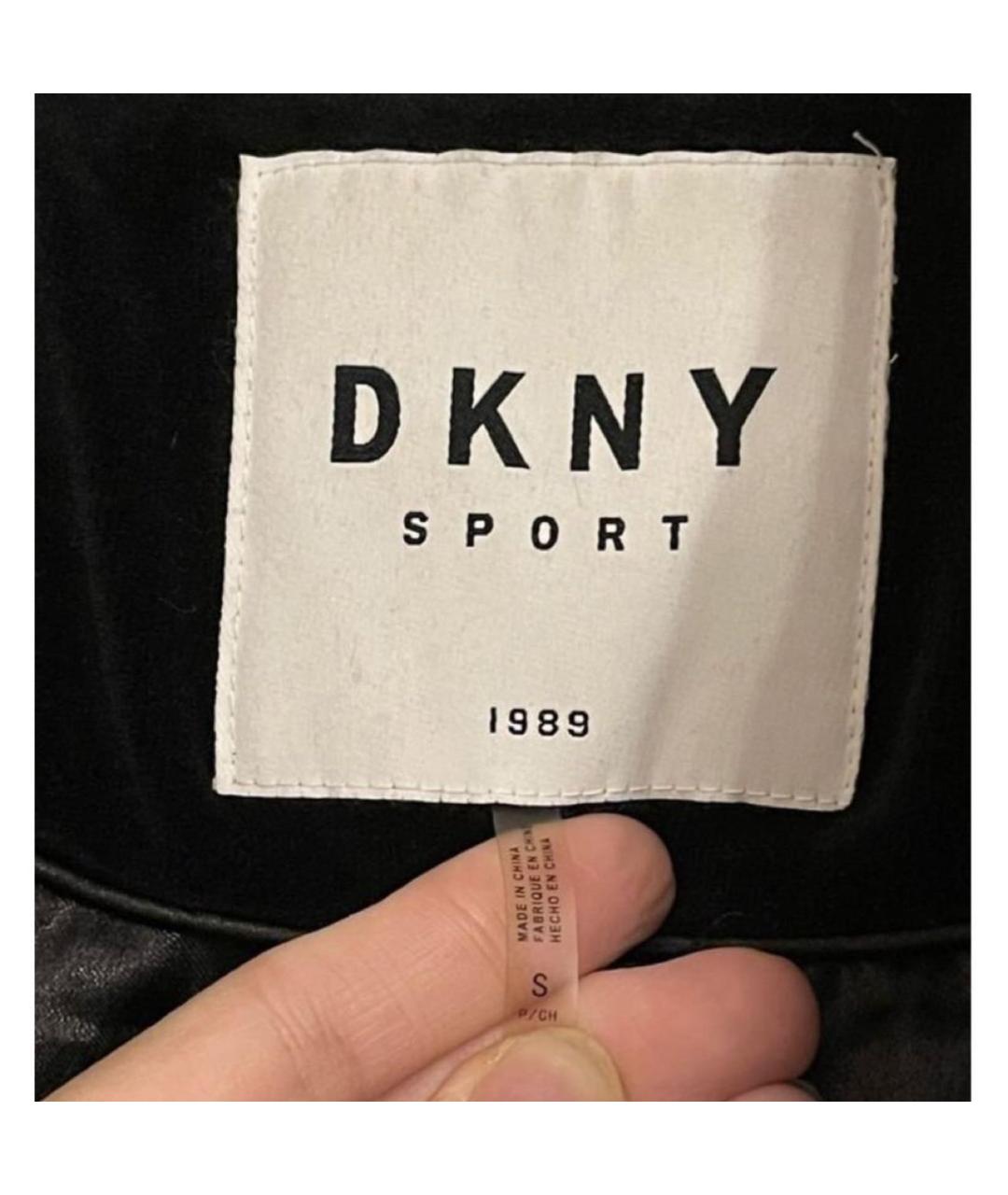 DKNY Черная бархатная куртка, фото 3