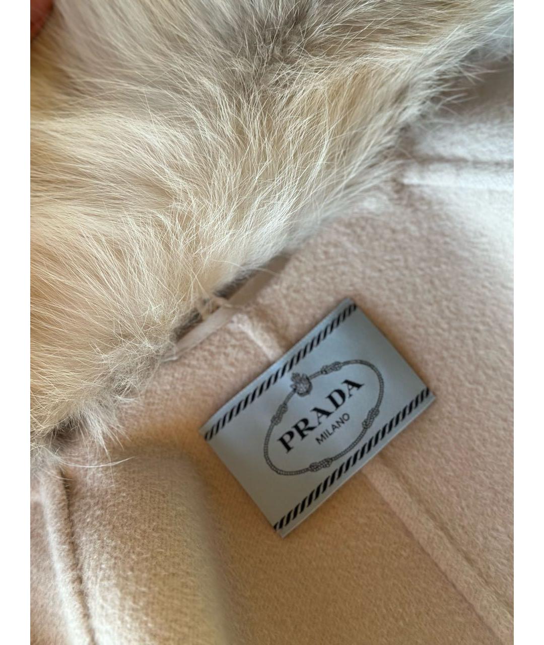 PRADA Бежевое кашемировое пальто, фото 3