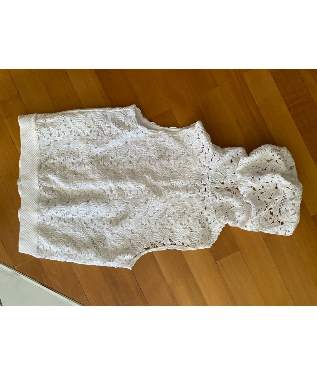 ERMANNO SCERVINO Белая хлопковая майка, фото 2