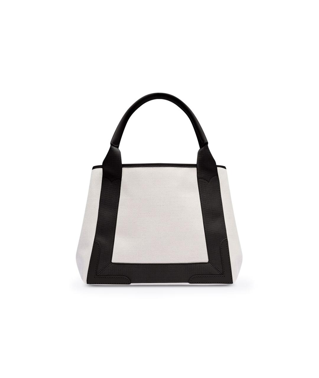 BALENCIAGA Белая тканевая сумка тоут, фото 4