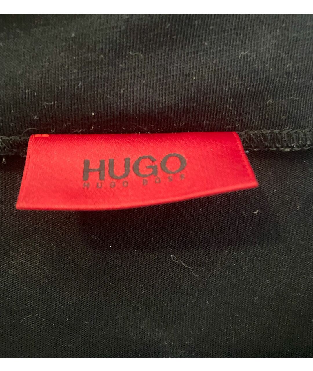 HUGO BOSS Черная хлопковая футболка, фото 3
