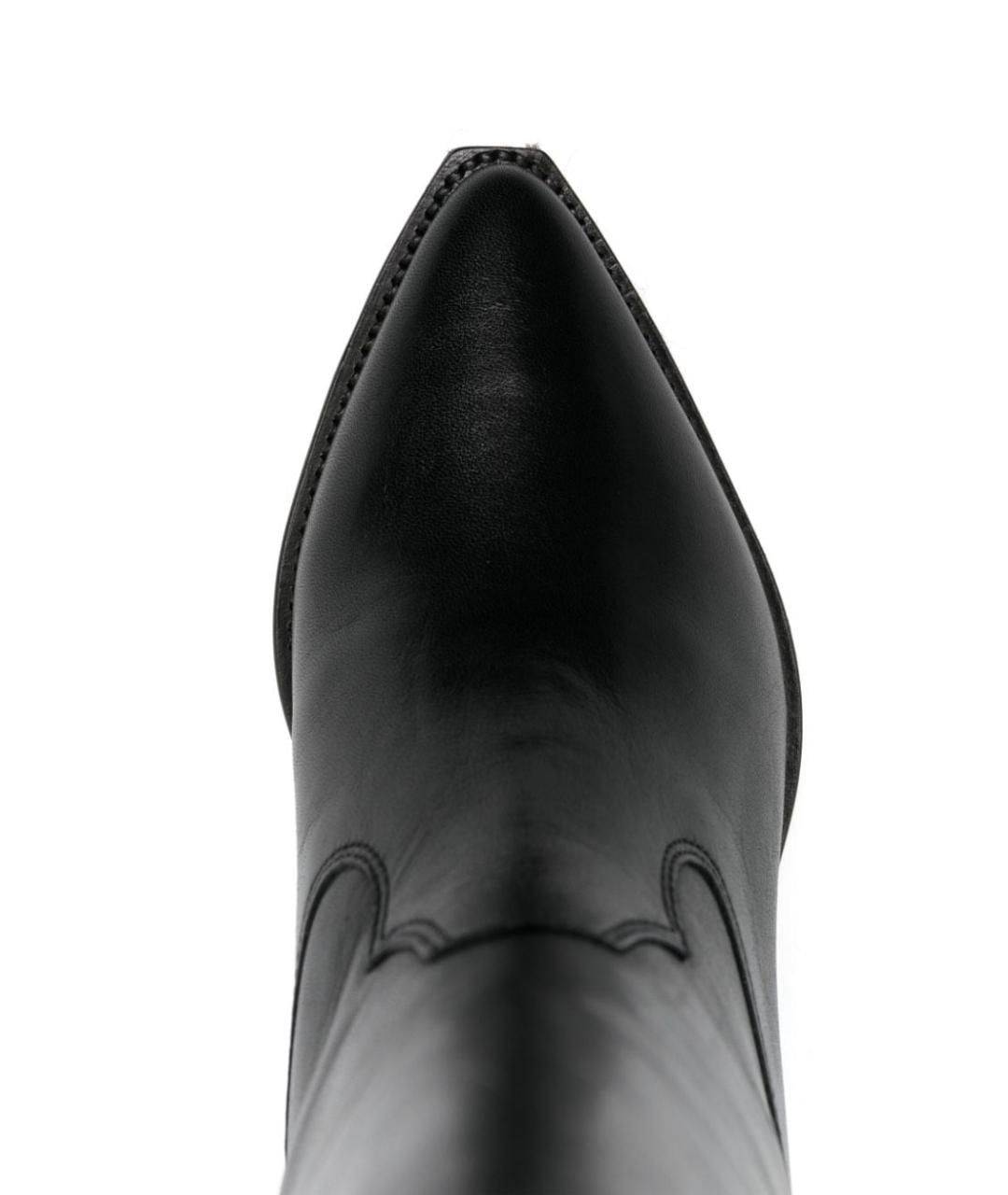 ISABEL MARANT Черные кожаные полусапоги, фото 4