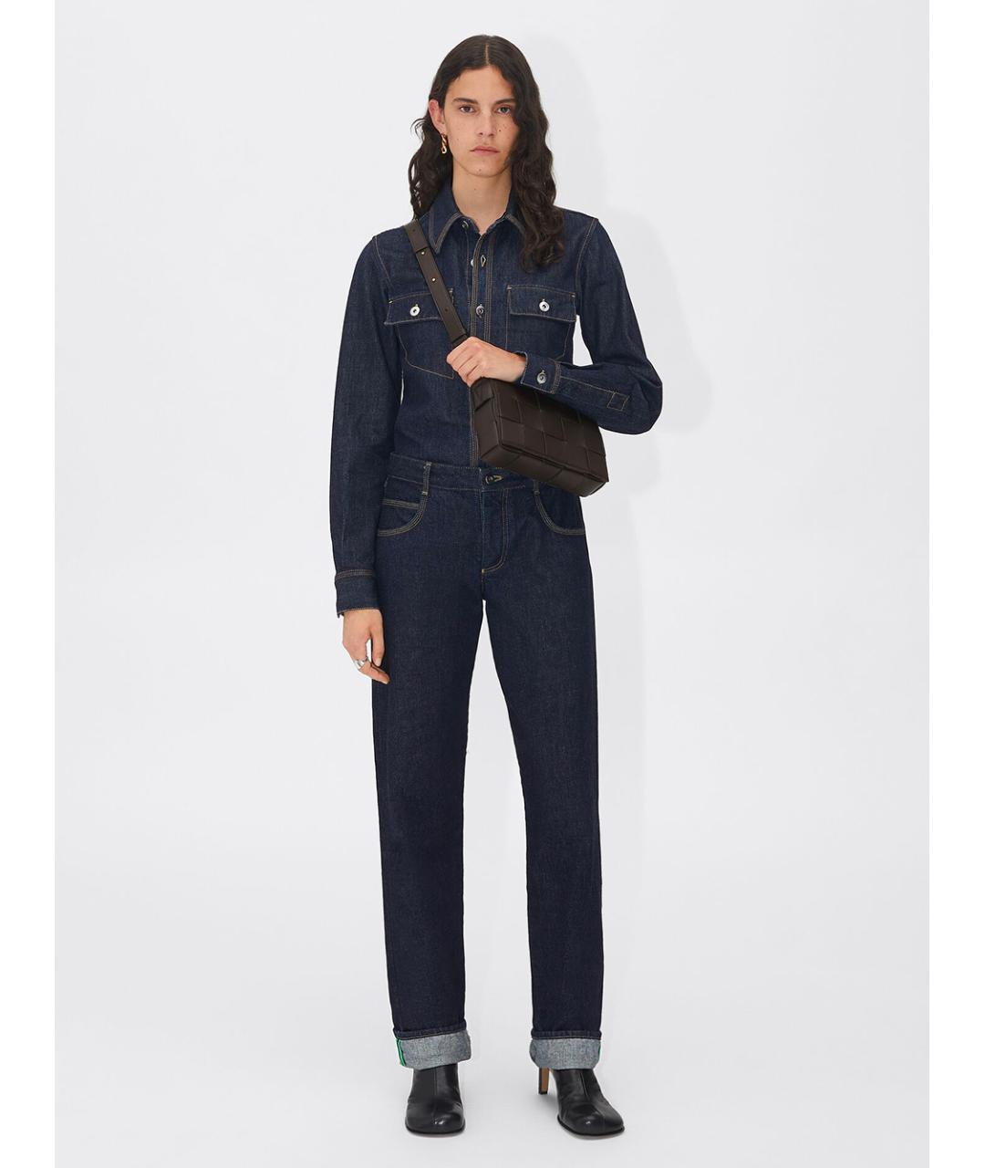 BOTTEGA VENETA Коричневая кожаная сумка через плечо, фото 8