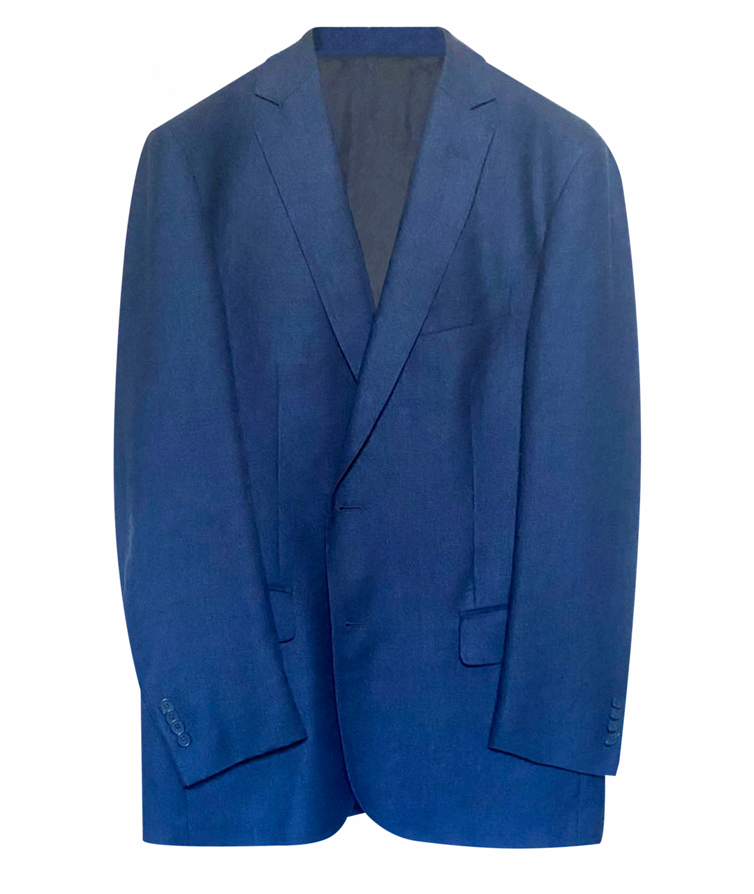 ZZEGNA Синий льняной пиджак, фото 1