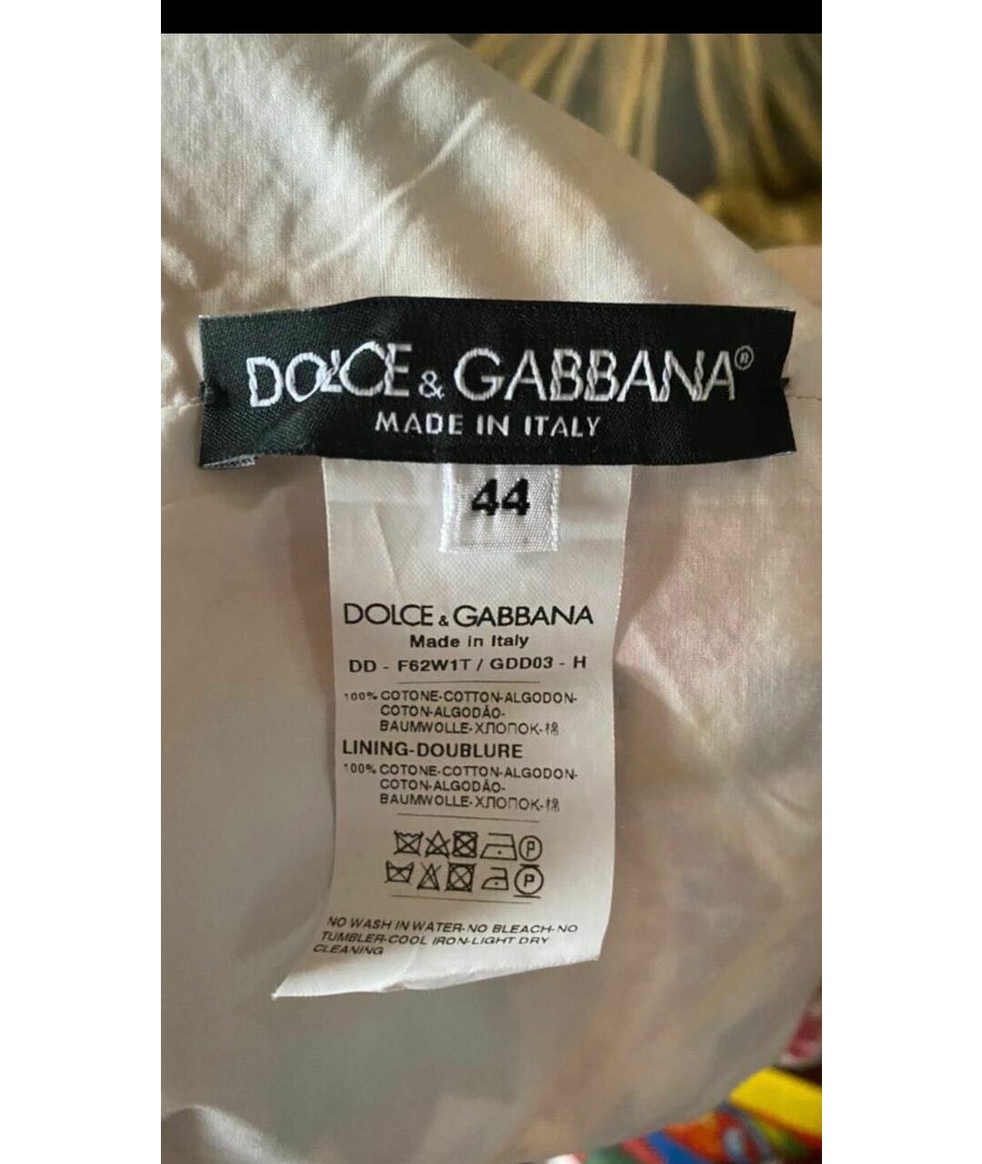 DOLCE&GABBANA Мульти хлопковый сарафан, фото 6