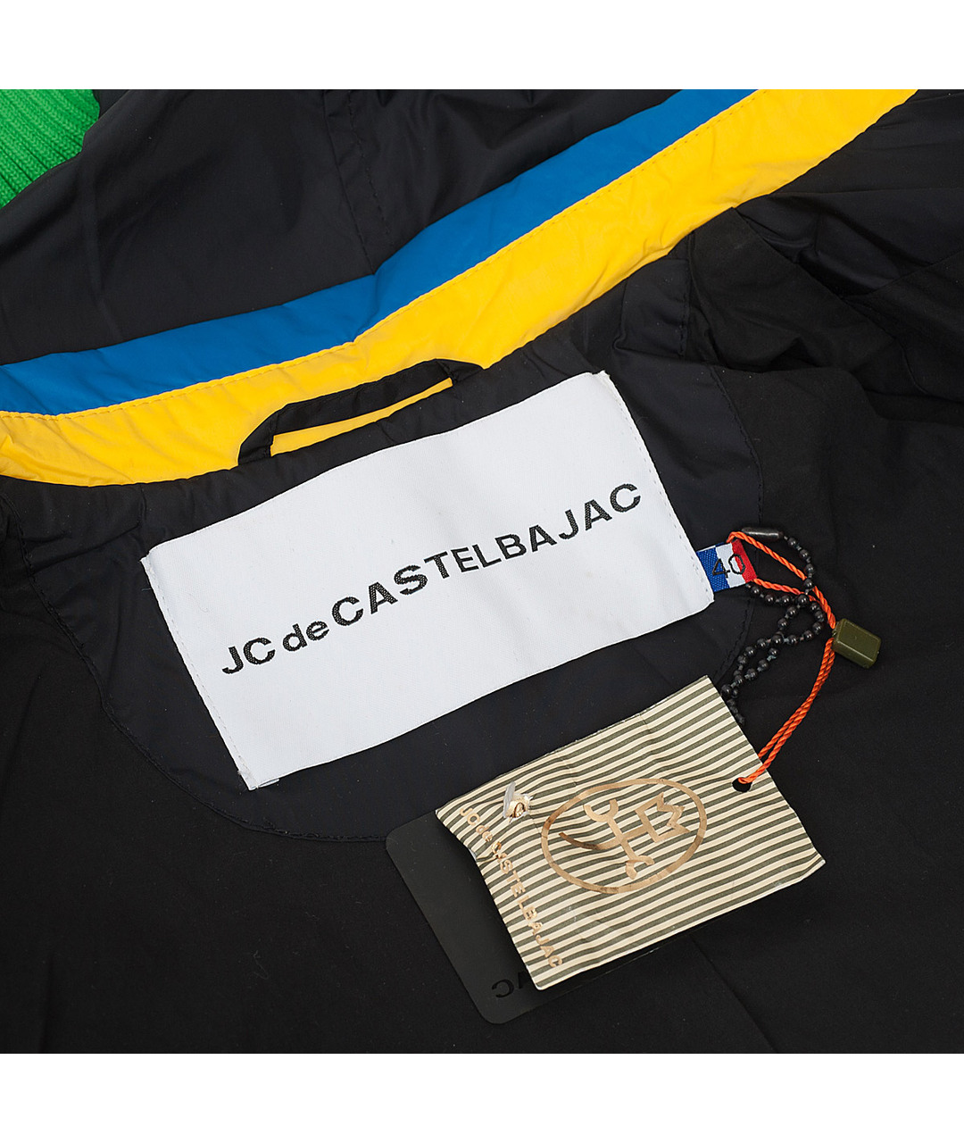 JC DE CASTELBAJAC Черная синтетическая куртка, фото 3