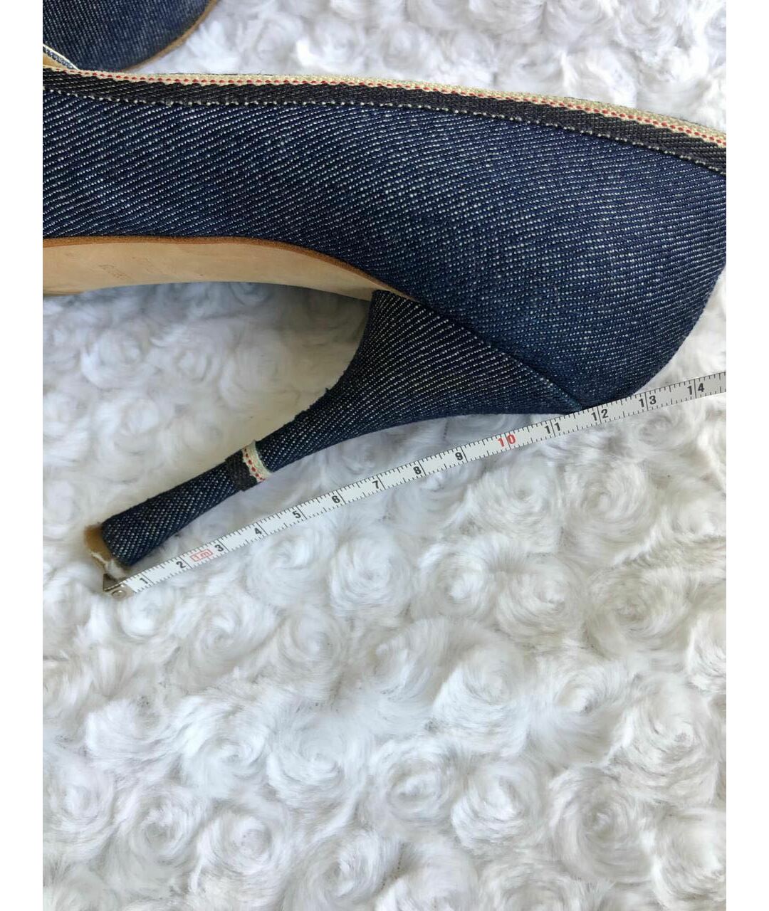 LORIBLU Синие текстильные туфли, фото 6