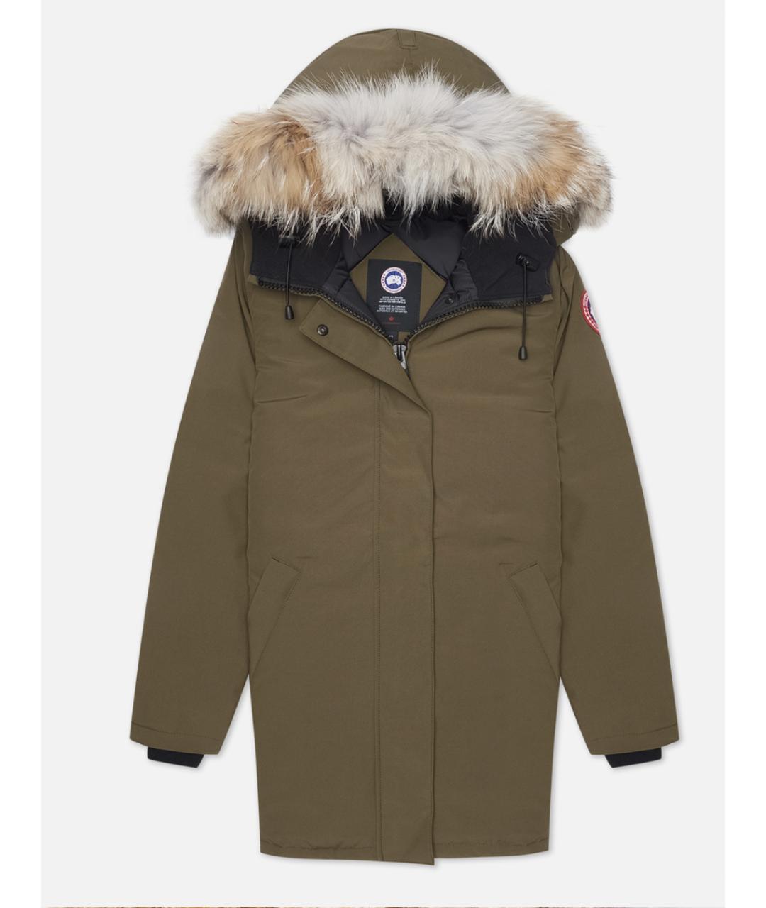 CANADA GOOSE Хаки полиэстеровая парка, фото 6