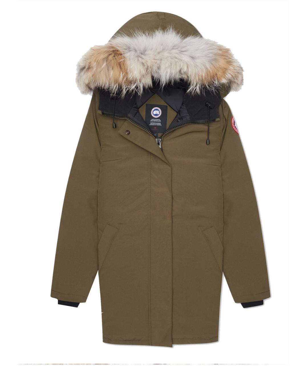 CANADA GOOSE Хаки полиэстеровая парка, фото 1