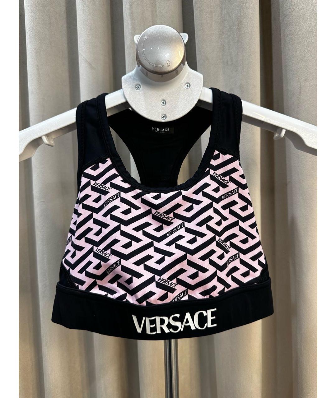 VERSACE Черный полиэстеровый спортивные костюмы, фото 3