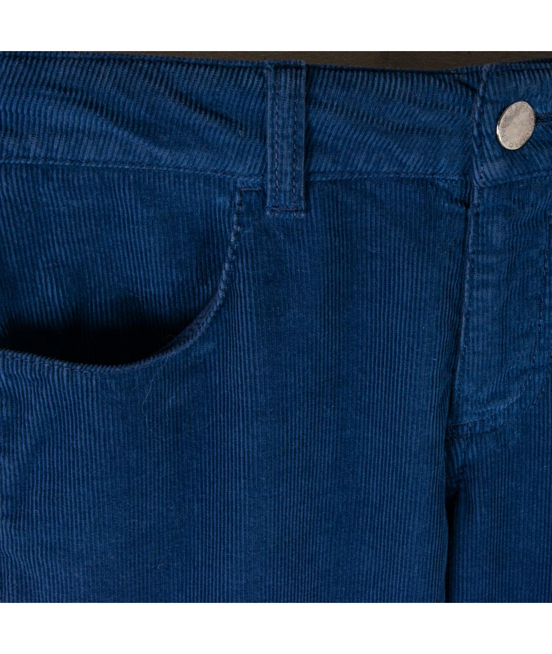 STELLA MCCARTNEY Синие хлопко-эластановые прямые джинсы, фото 2