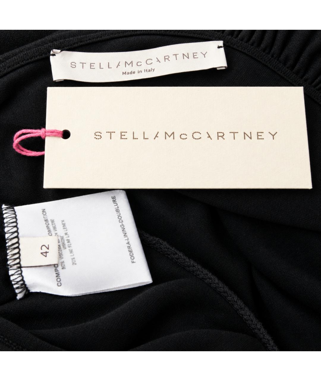 STELLA MCCARTNEY Черный вискозный сарафан, фото 4