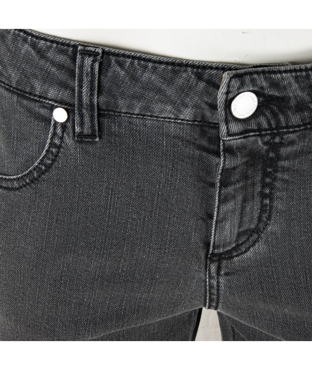 STELLA MCCARTNEY Серые хлопко-эластановые джинсы слим, фото 2