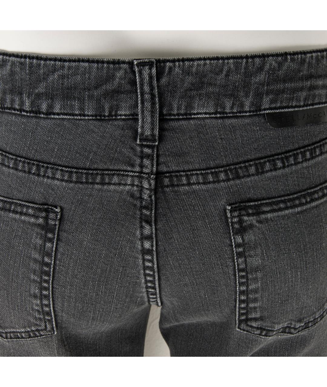 STELLA MCCARTNEY Серые хлопко-эластановые джинсы слим, фото 4