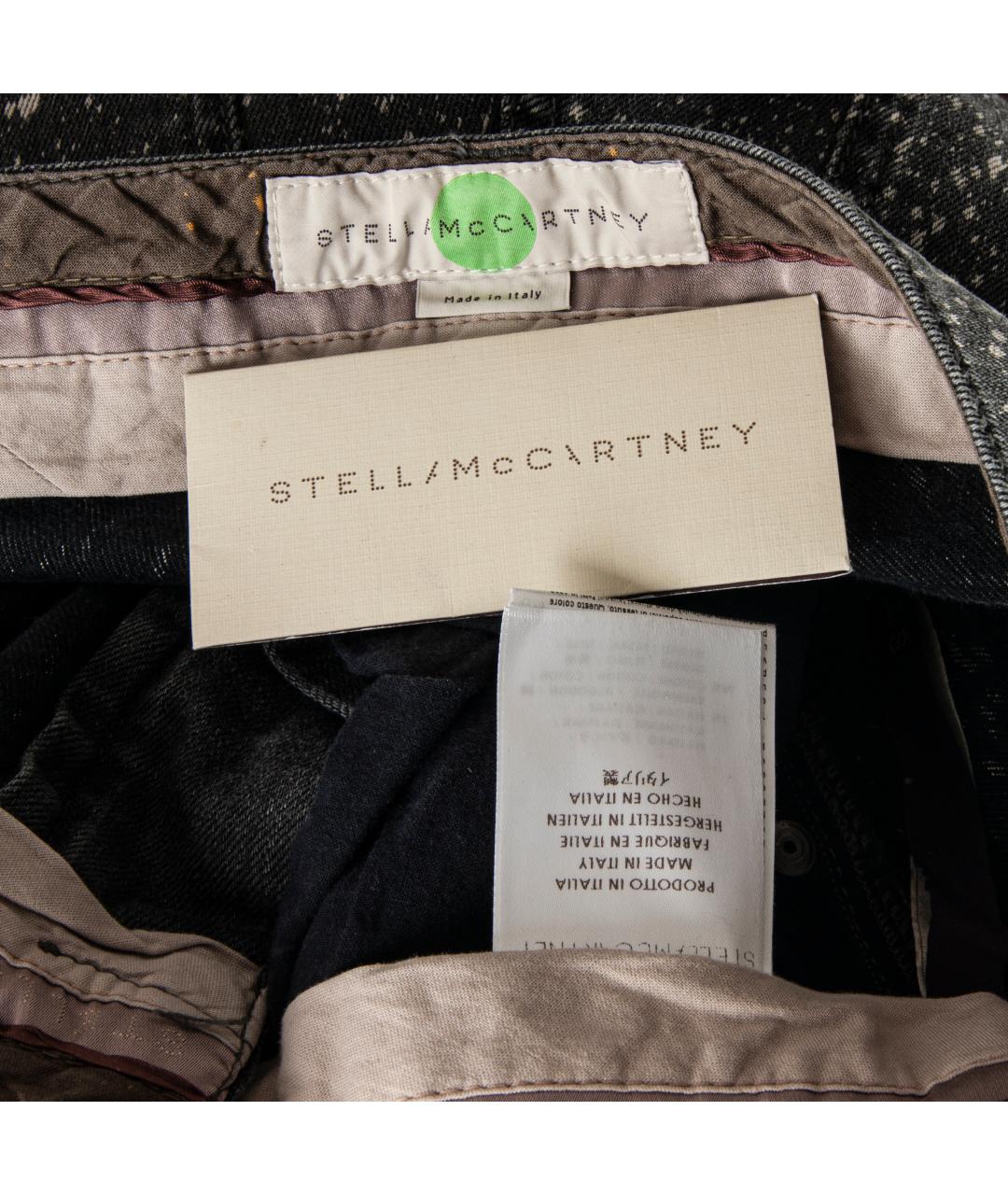 STELLA MCCARTNEY Серые хлопко-эластановые джинсы слим, фото 5