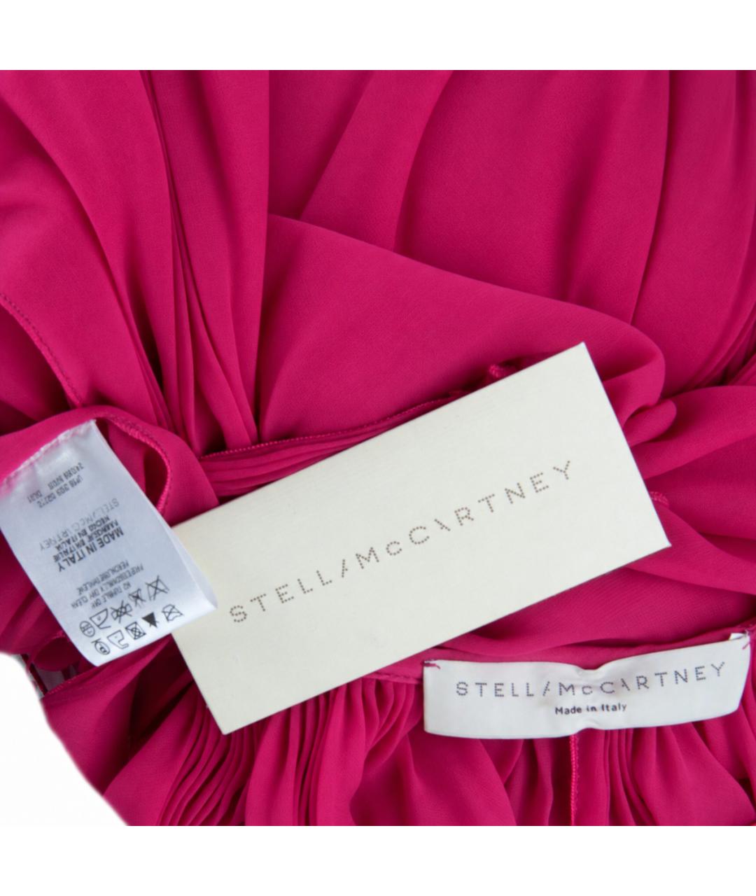 STELLA MCCARTNEY Красное полиэстеровое коктейльное платье, фото 4