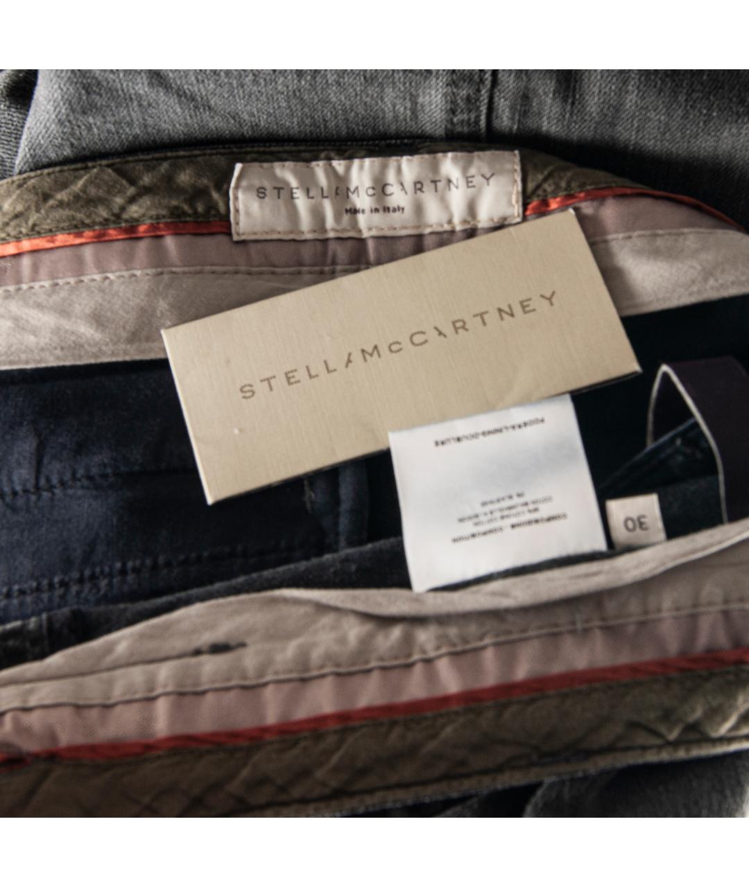 STELLA MCCARTNEY Серые хлопко-эластановые джинсы слим, фото 7