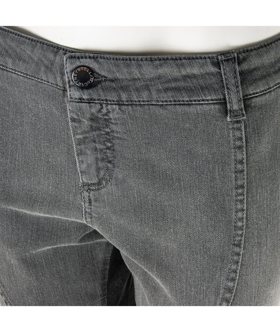 STELLA MCCARTNEY Серые хлопко-эластановые джинсы слим, фото 2