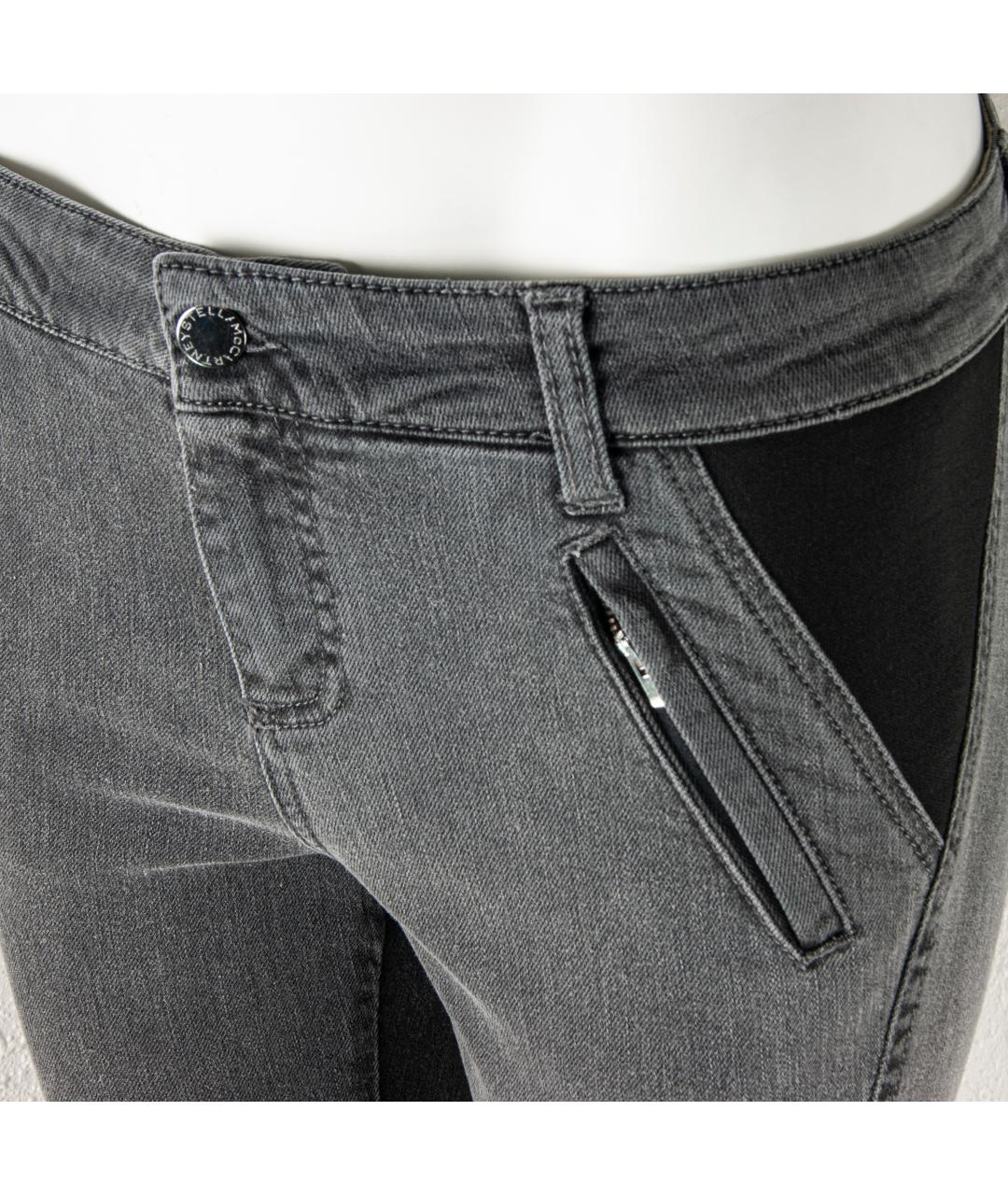 STELLA MCCARTNEY Серые хлопко-эластановые джинсы слим, фото 2