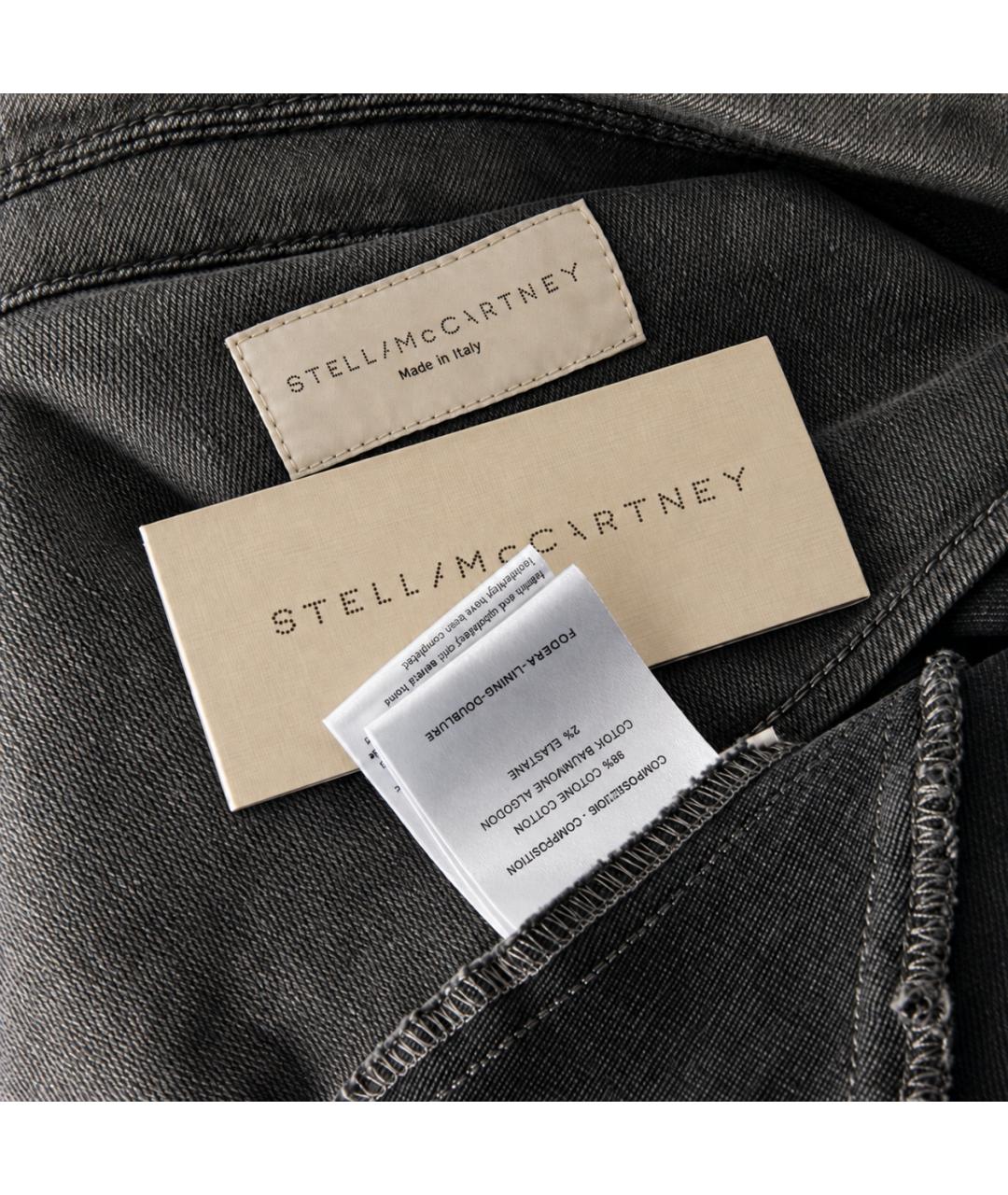 STELLA MCCARTNEY Серая хлопко-эластановая куртка, фото 6