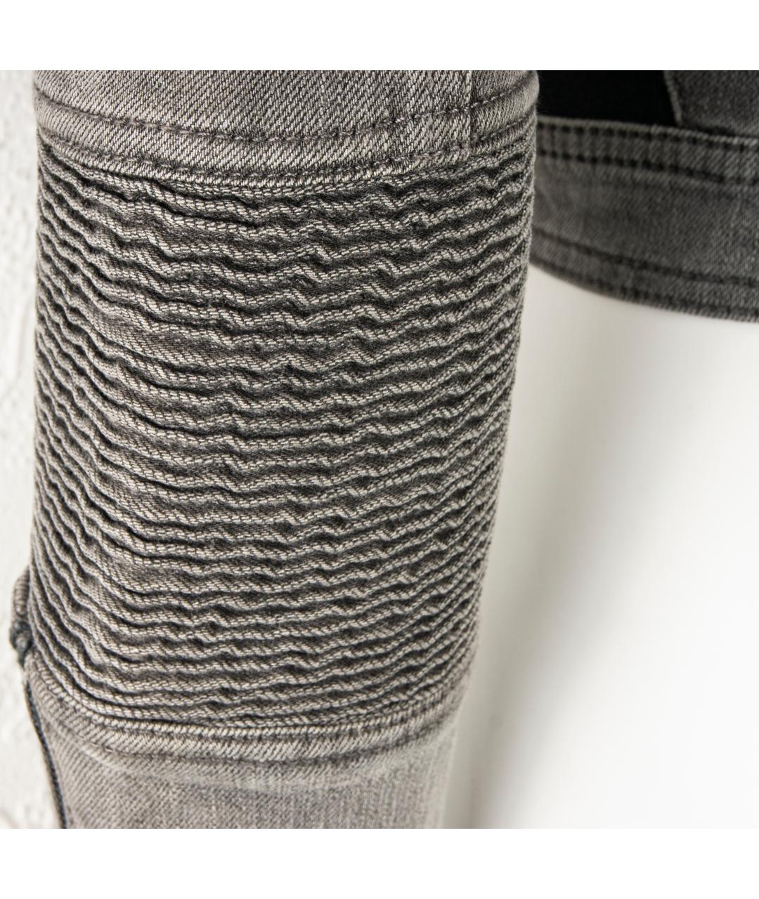 STELLA MCCARTNEY Серая хлопко-эластановая куртка, фото 5