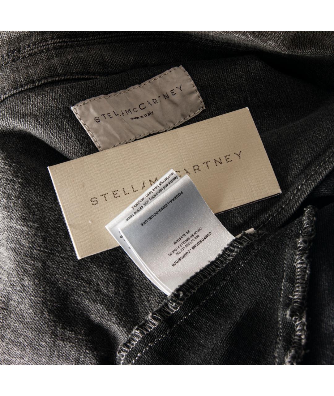 STELLA MCCARTNEY Серая хлопко-эластановая куртка, фото 6