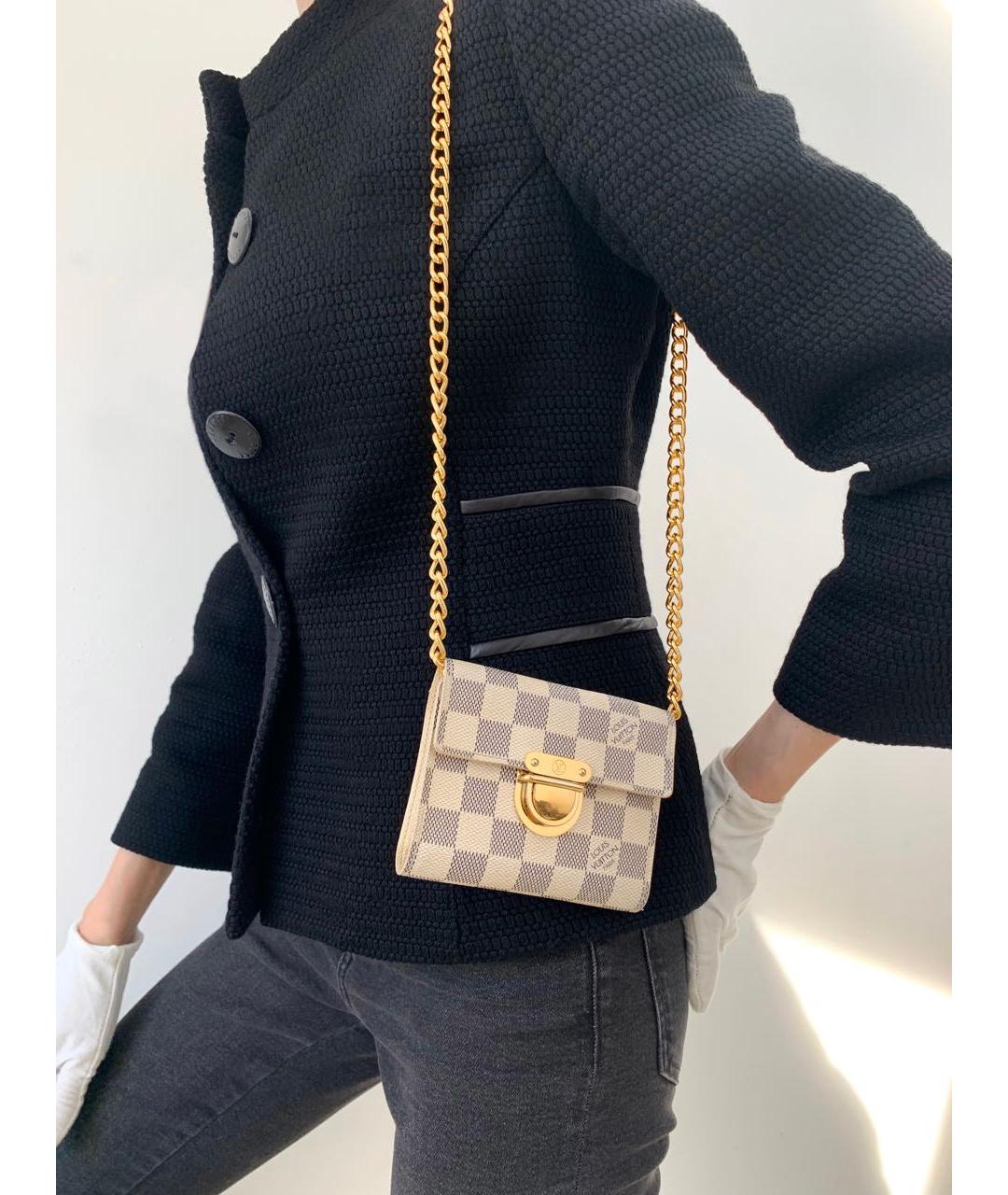 LOUIS VUITTON Белый кошелек, фото 4