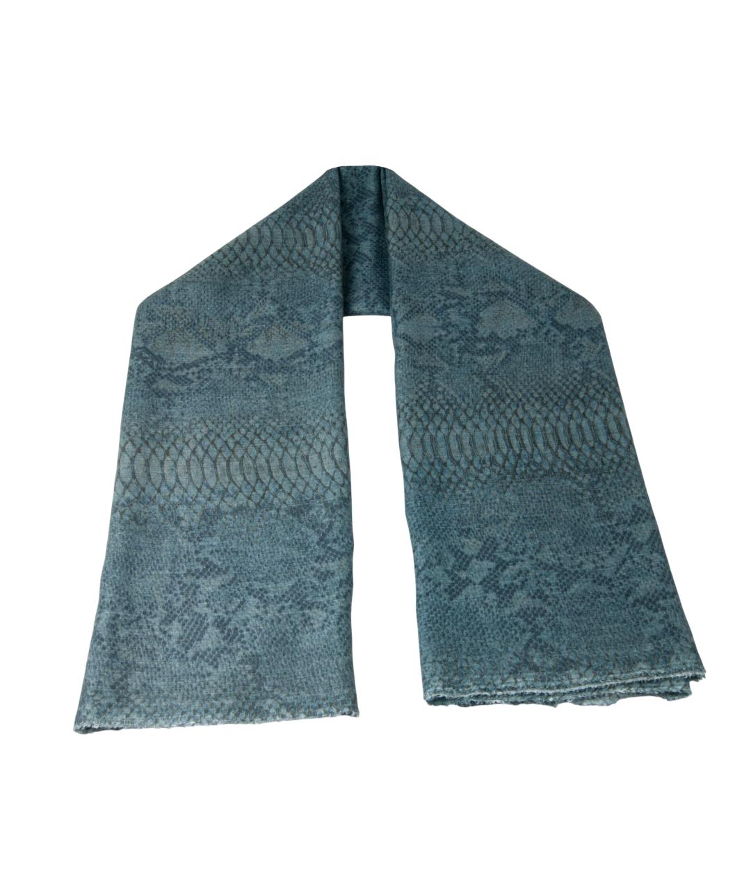 STELLA MCCARTNEY Зеленый кашемировый шарф, фото 1