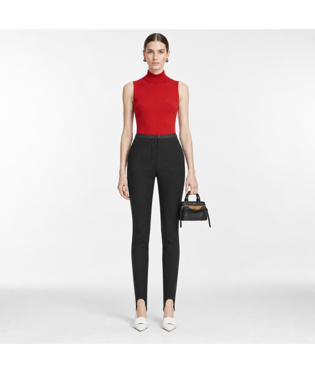 STELLA MCCARTNEY Черные хлопковые леггинсы и велосипедки, фото 7
