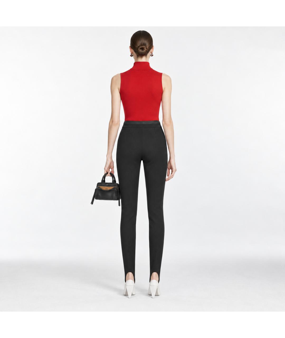 STELLA MCCARTNEY Черные хлопковые леггинсы и велосипедки, фото 8