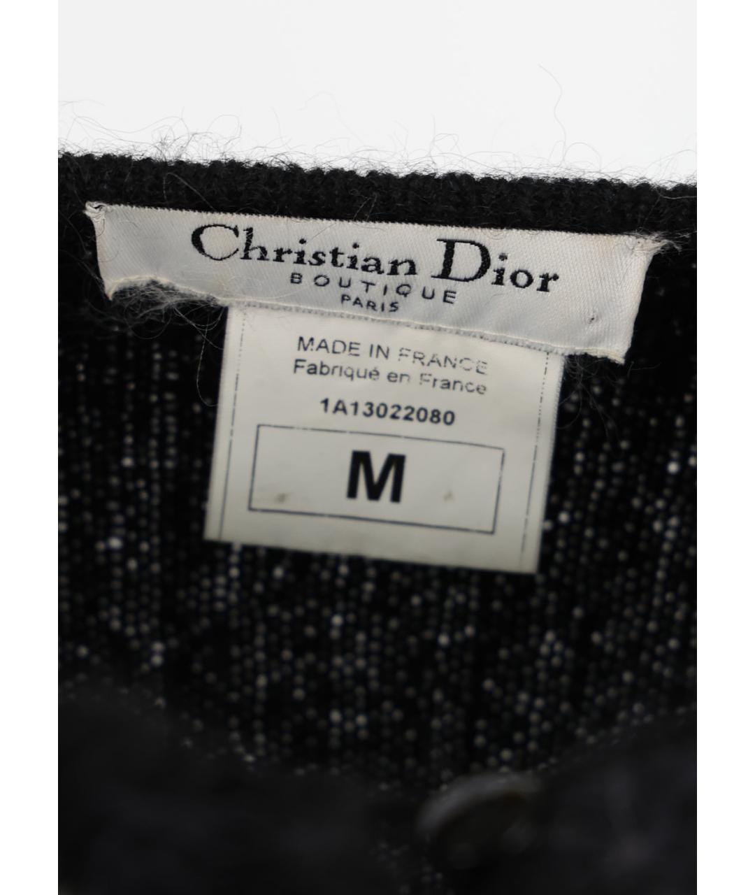 CHRISTIAN DIOR Черный кардиган, фото 3