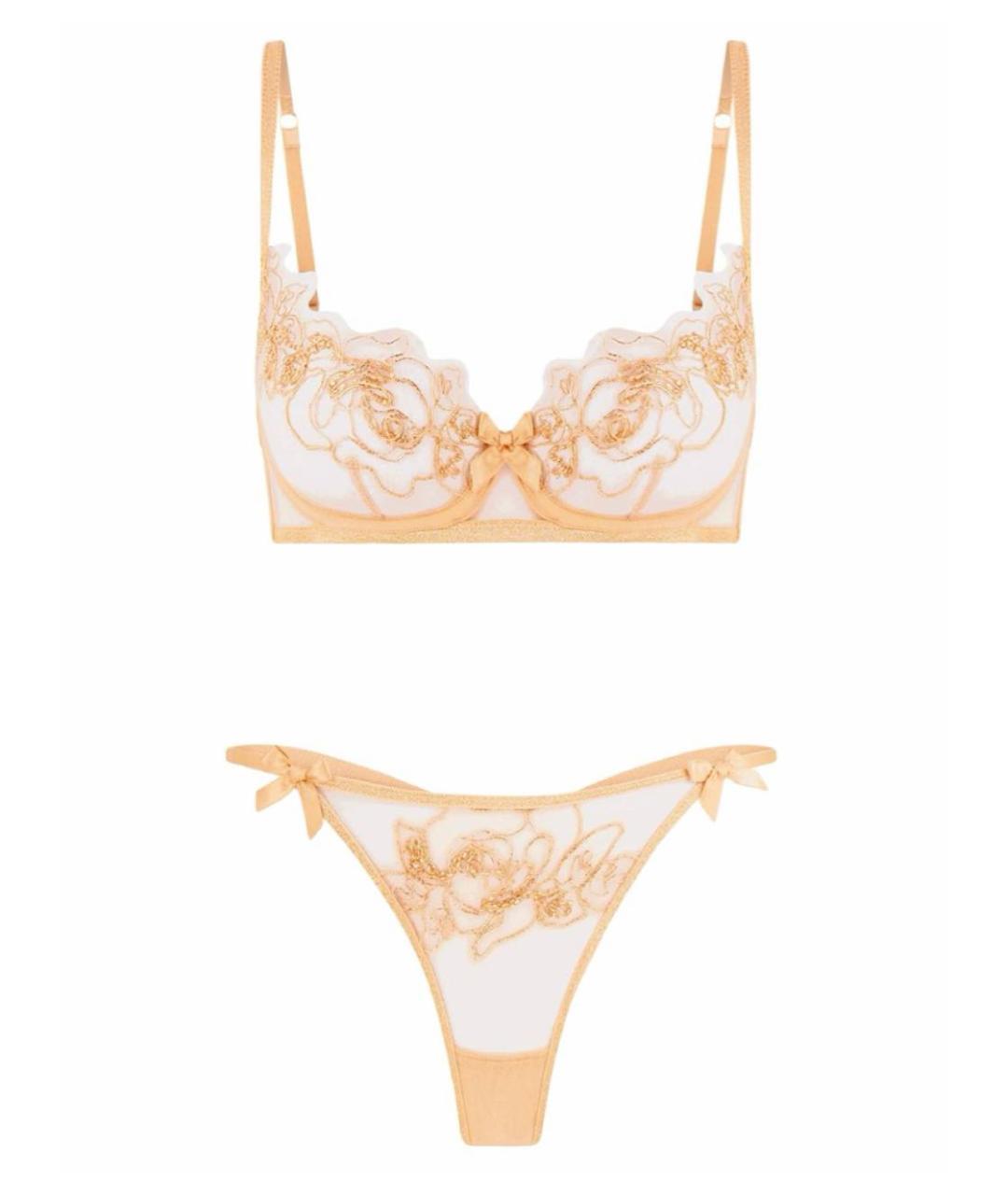 AGENT PROVOCATEUR Золотой комплекты, фото 1