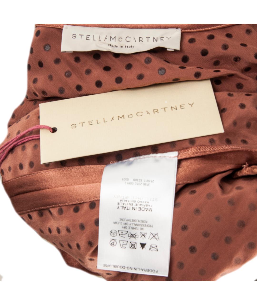 STELLA MCCARTNEY Бежевое полиамидовое коктейльное платье, фото 4