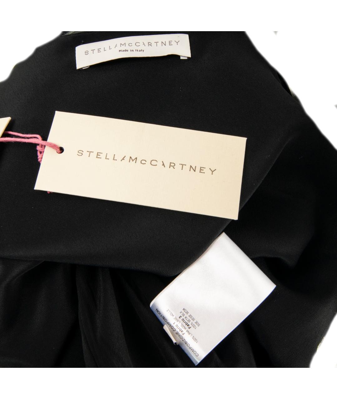STELLA MCCARTNEY Черное шерстяное коктейльное платье, фото 5