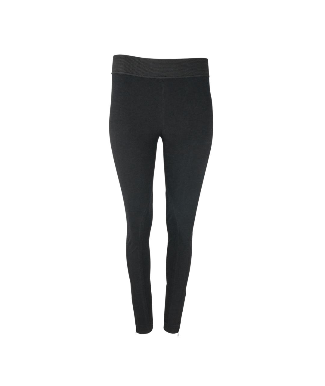 STELLA MCCARTNEY Черные хлопковые брюки узкие, фото 1