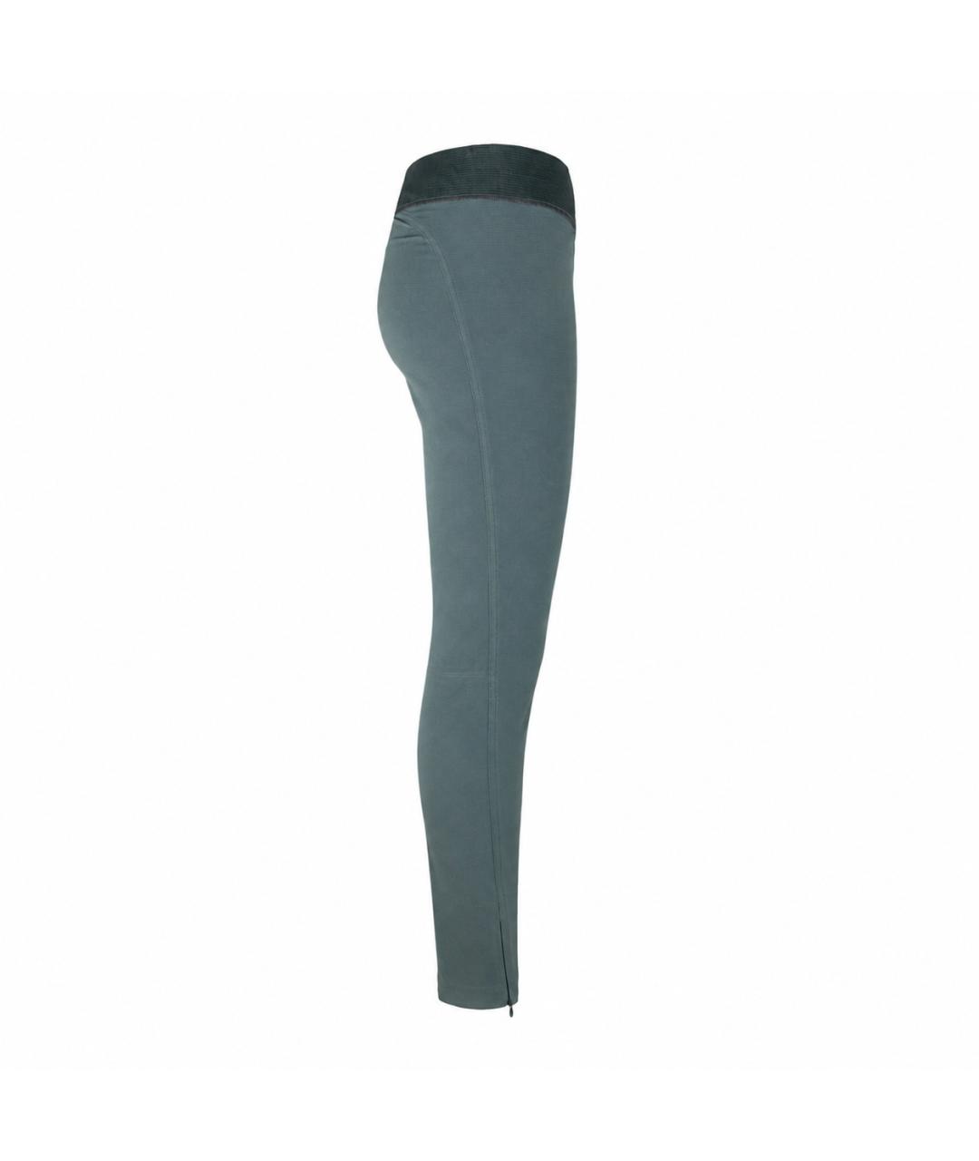 STELLA MCCARTNEY Бирюзовые хлопковые брюки узкие, фото 3