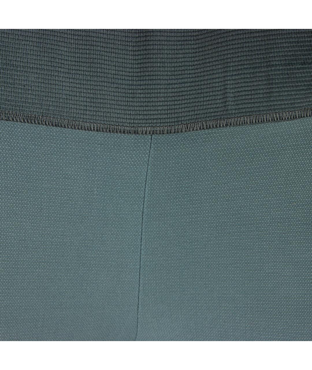 STELLA MCCARTNEY Бирюзовые хлопковые брюки узкие, фото 2