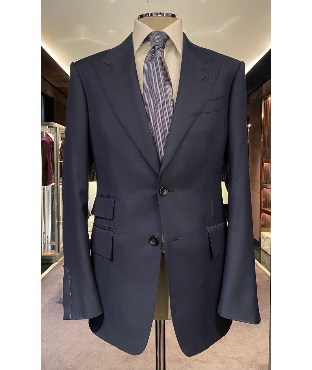 TOM FORD Темно-синий классический костюм, фото 5