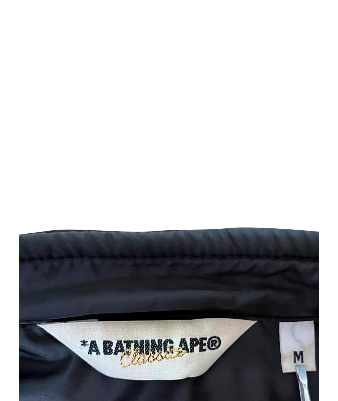 A BATHING APE Темно-синяя хлопковая куртка, фото 10